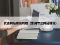 西藏武进网站建设教程（常州专业网站建设）